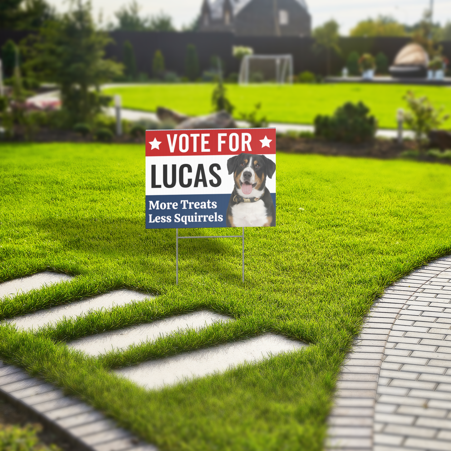 CUSTOMIZED "Vote for My Pet" | Funny Yard Sign