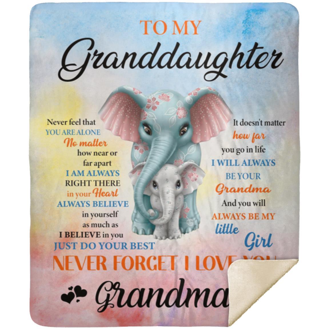 Cozy Elephant Blanket from Grandma to Granddaughter