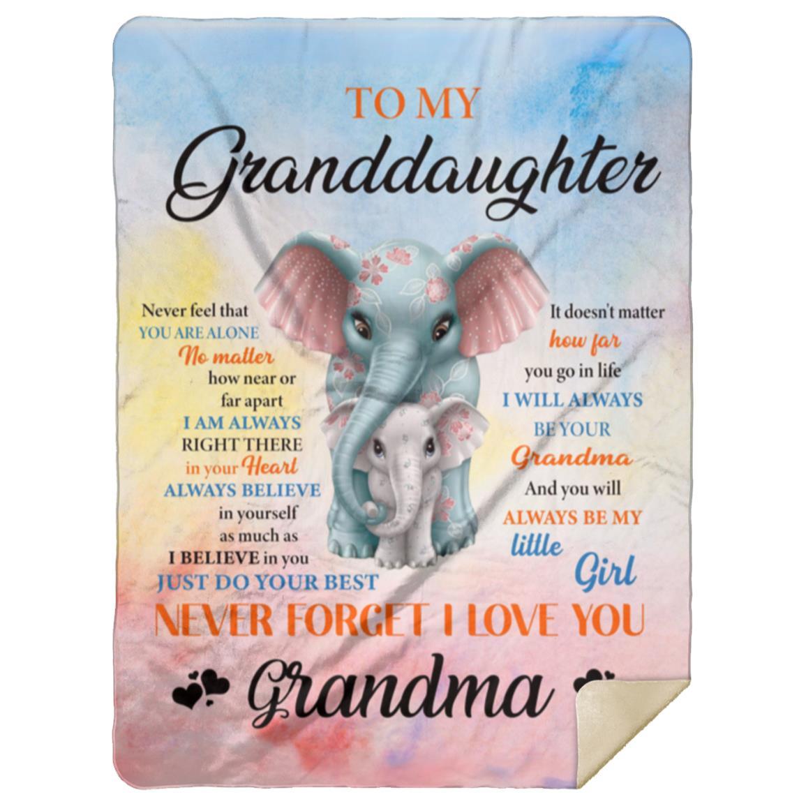 Cozy Elephant Blanket from Grandma to Granddaughter