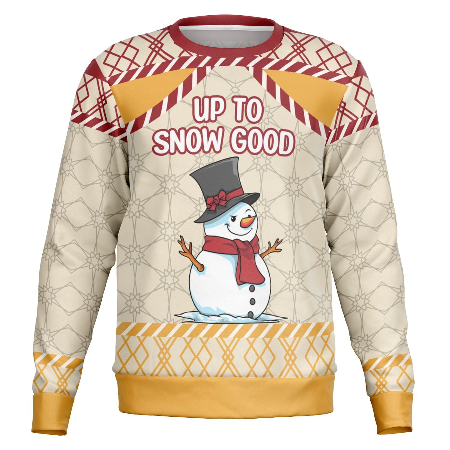 "Up to Snow Good" | Ugly Christmas sweatshirt