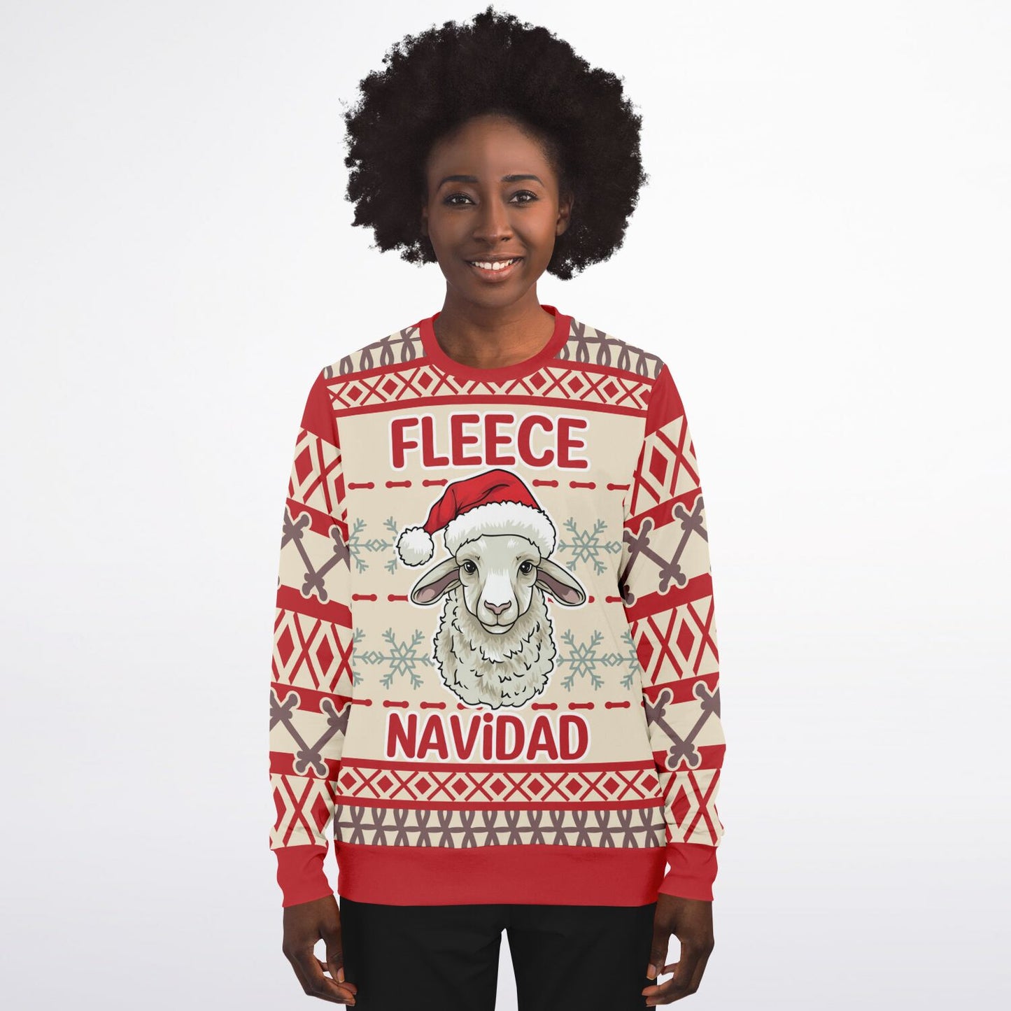 Fleece Navidad - Festive and Fun Holiday Sweatshirt