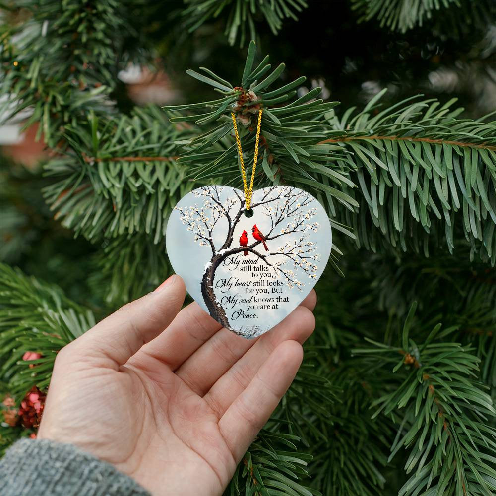 Red Cardinal Memorial Ornament