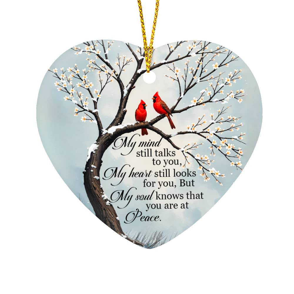 Red Cardinal Memorial Ornament