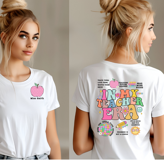 Personalized | In My Teacher Era | T-Shirt