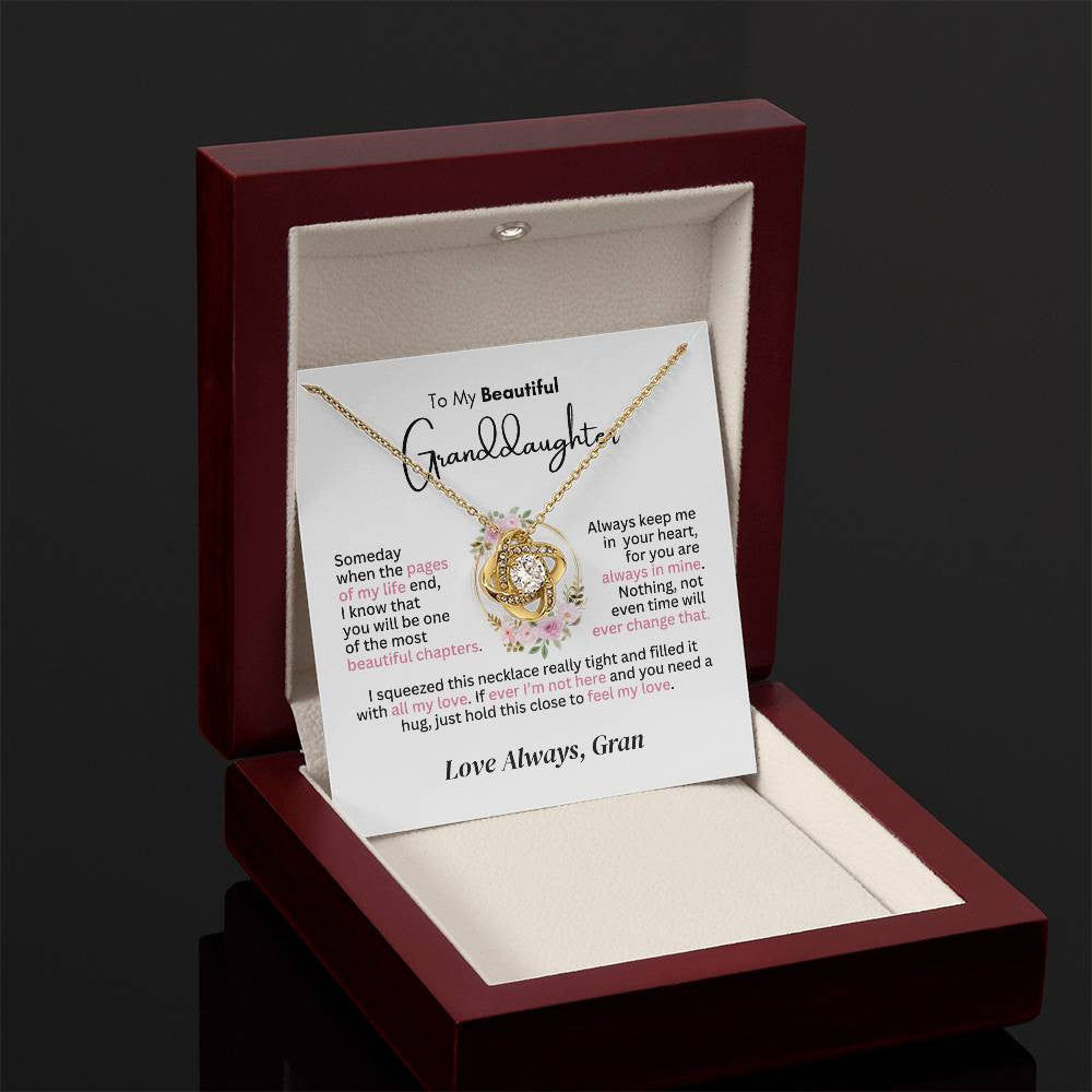 Personalized Granddaughter Necklace | Beautiful Chapter