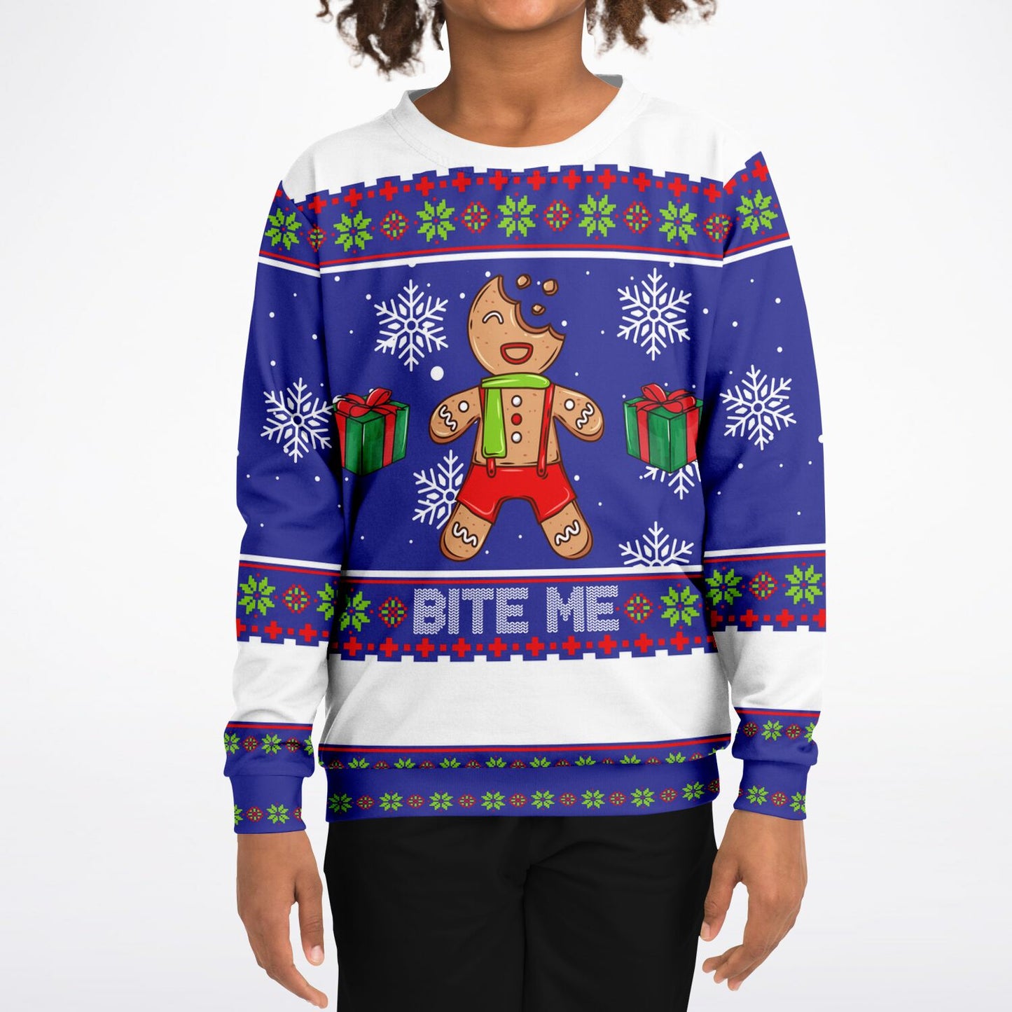 Bite Me Ugly Christmas Sweater