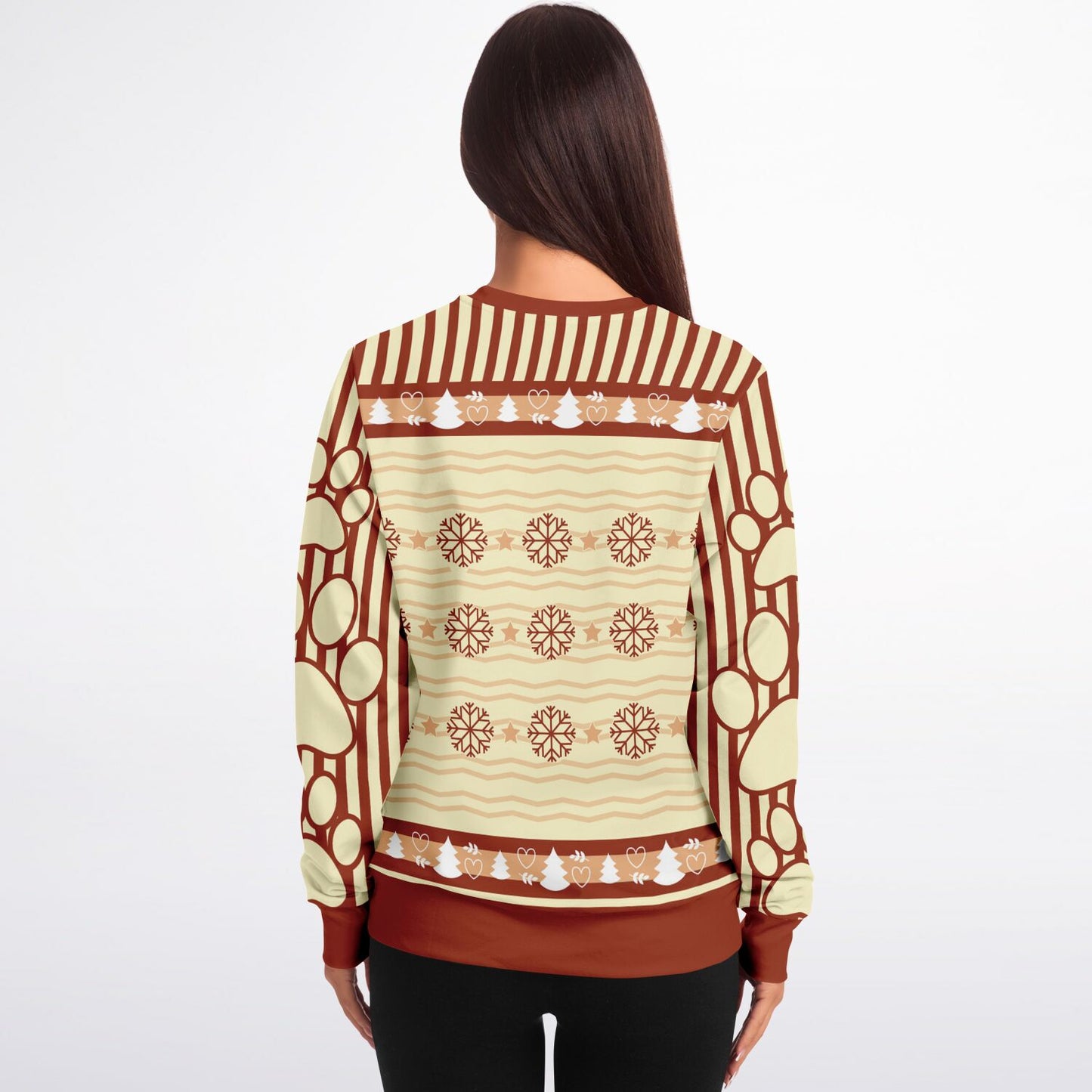 Merry Kissmyass Funny Holiday Sweatshirt "Ugly Sweater "