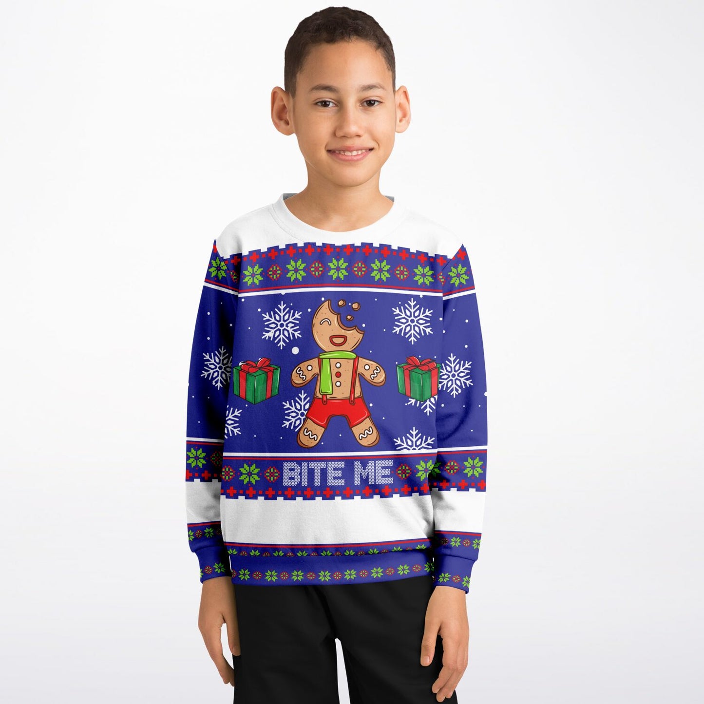 Bite Me Ugly Christmas Sweater