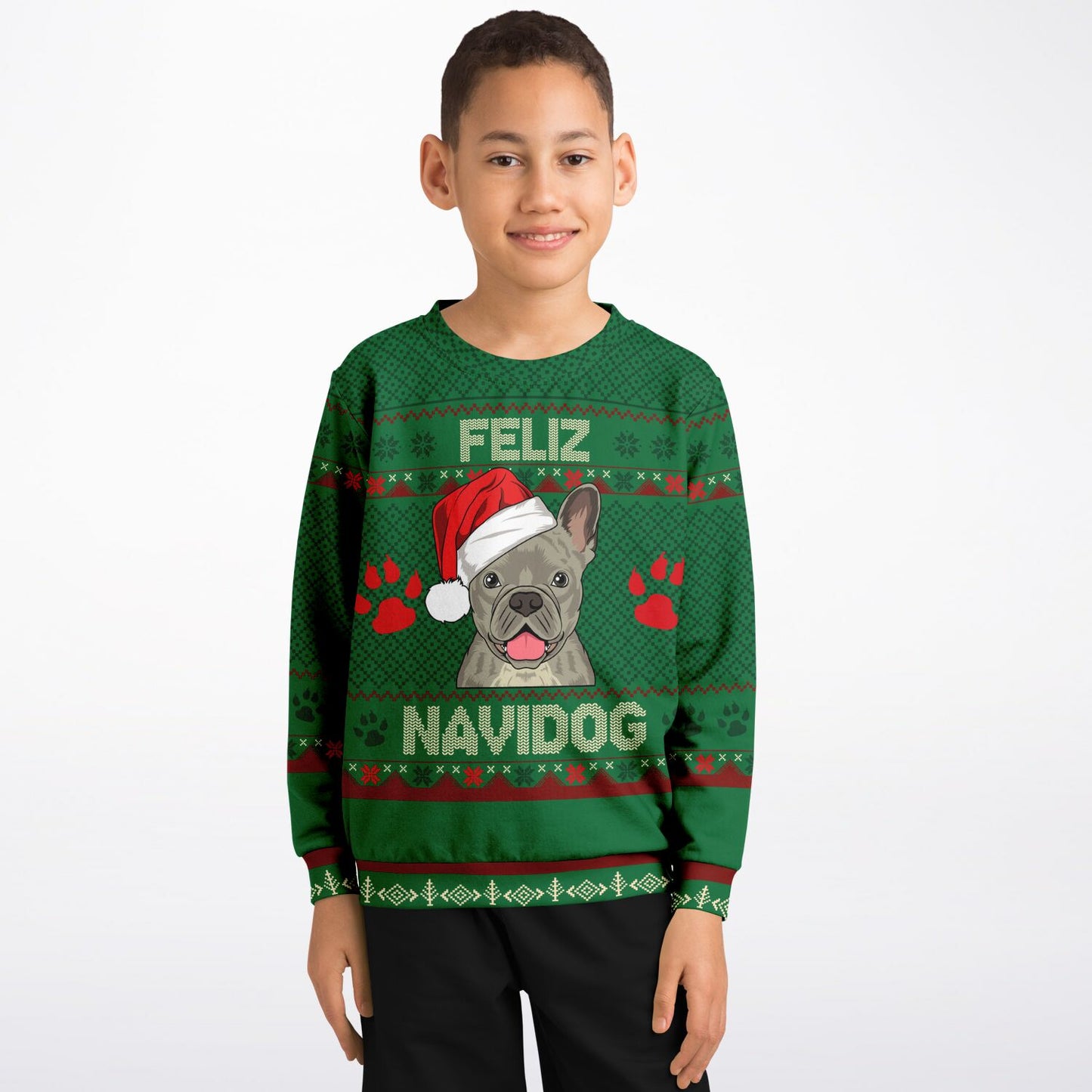 Feliz Navidog - French Bulldog