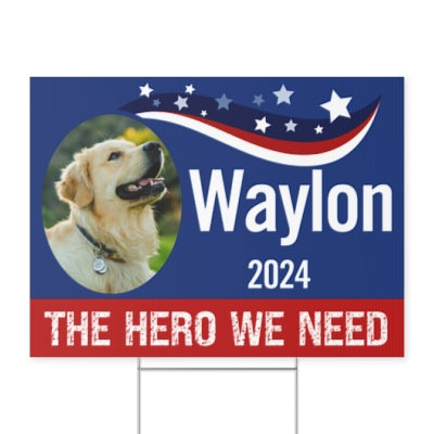 CUSTOMIZED | Funny Political Pet Yard Sign