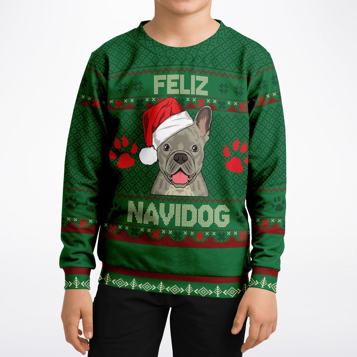 Feliz Navidog - French Bulldog