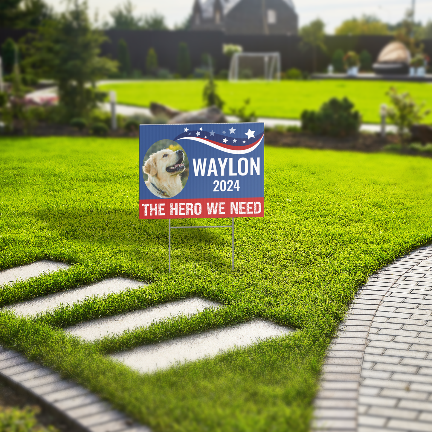 CUSTOMIZED | Funny Political Pet Yard Sign
