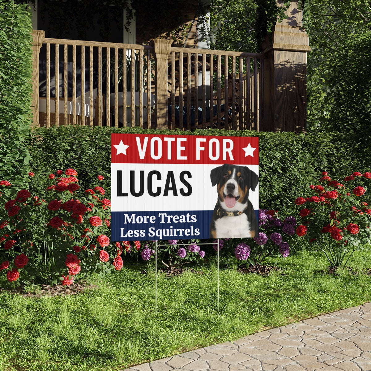 CUSTOMIZED "Vote for My Pet" | Funny Yard Sign
