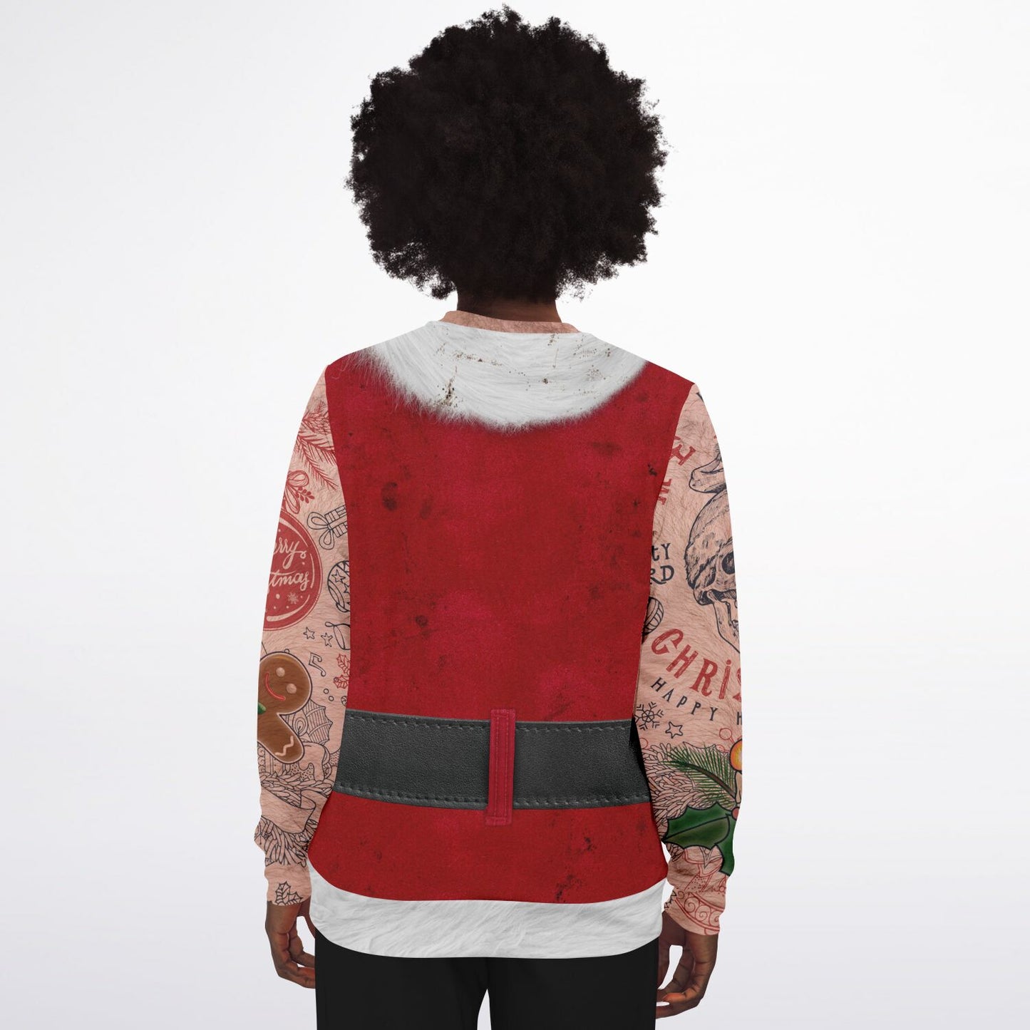 Sleeves Bad Santa Ugly Christmas Sweater