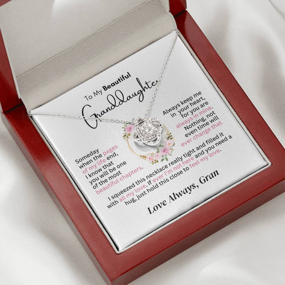 Personalized Granddaughter Necklace | Beautiful Chapter
