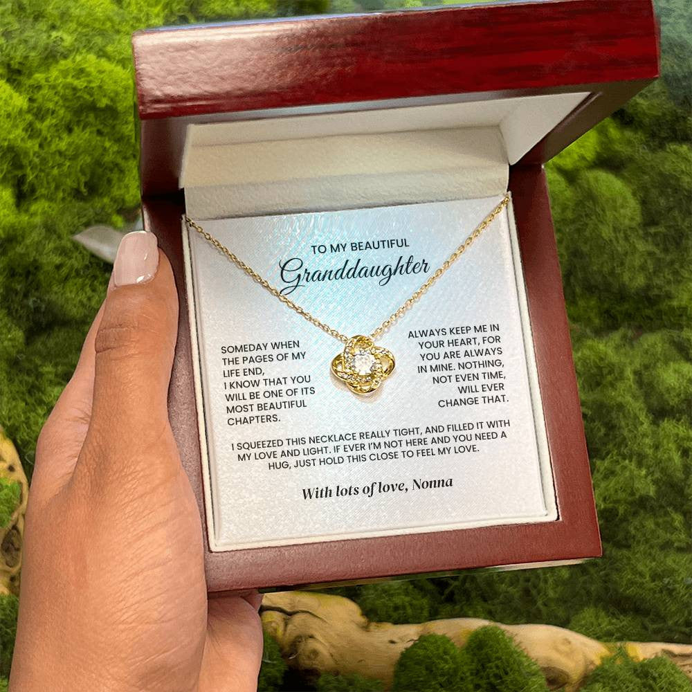 Personalized Granddaughter Necklace | Pages of My Life