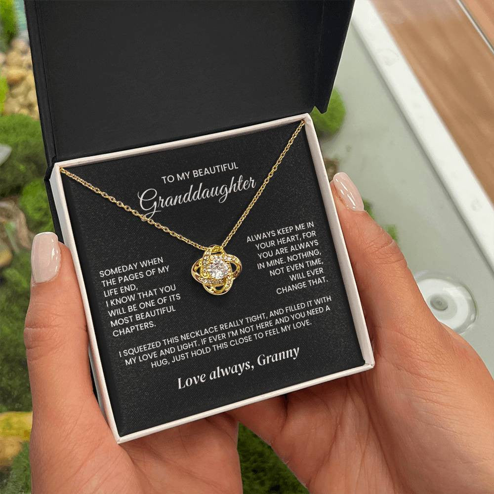 Personalized Granddaughter Necklace | Pages of My Life