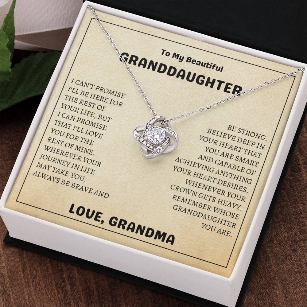 To My Beautiful Granddaughter - Always Be Brave and Be Strong