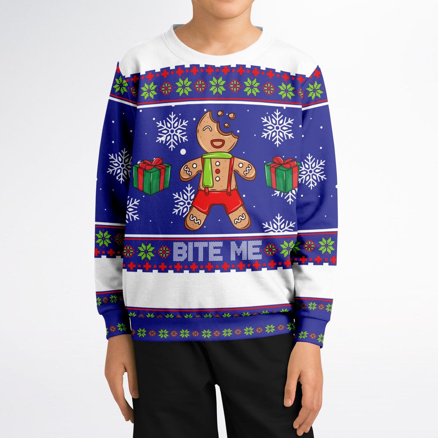 Bite Me Ugly Christmas Sweater