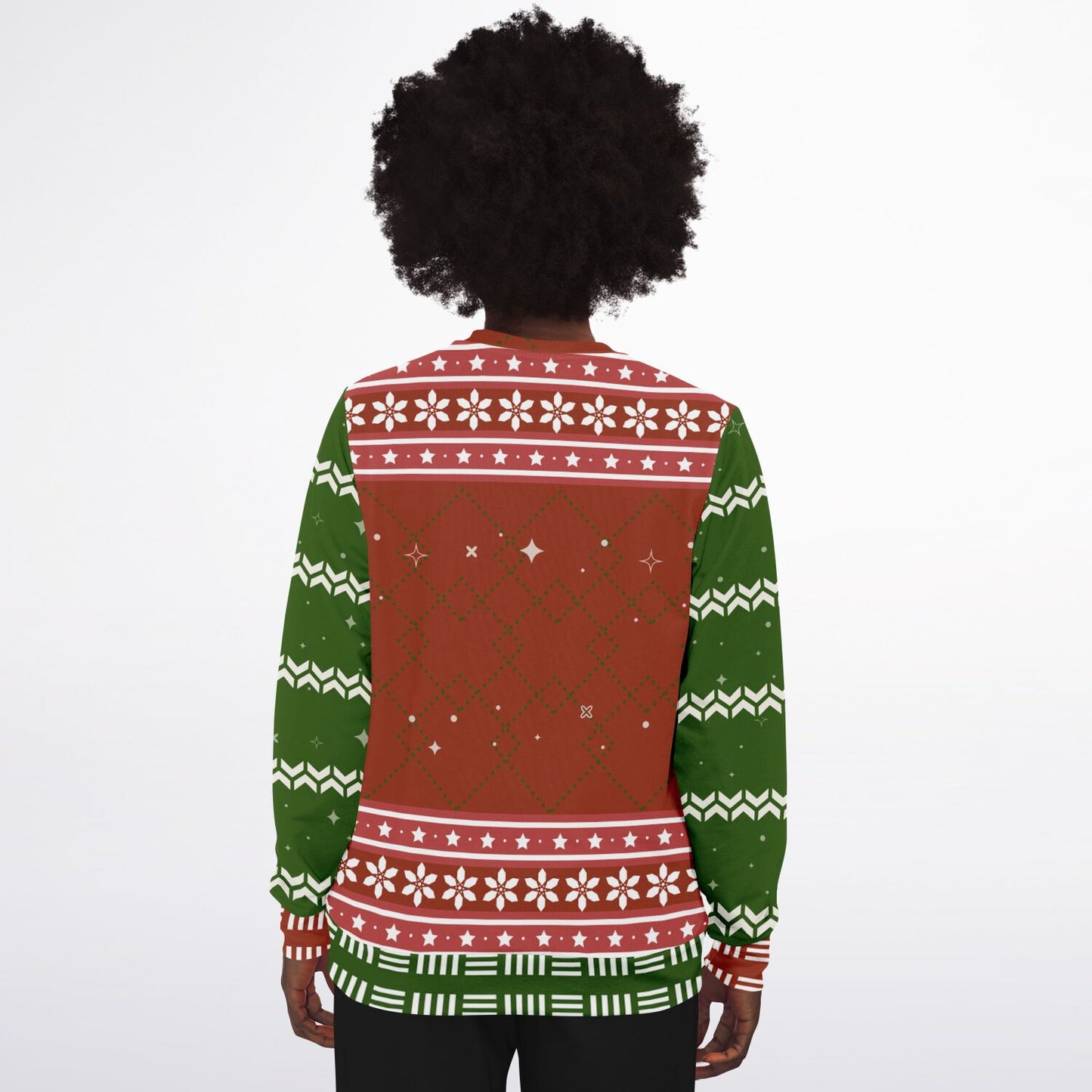 “Stay Merry and Bright” Cool Santa Ugly Christmas Sweatshirt