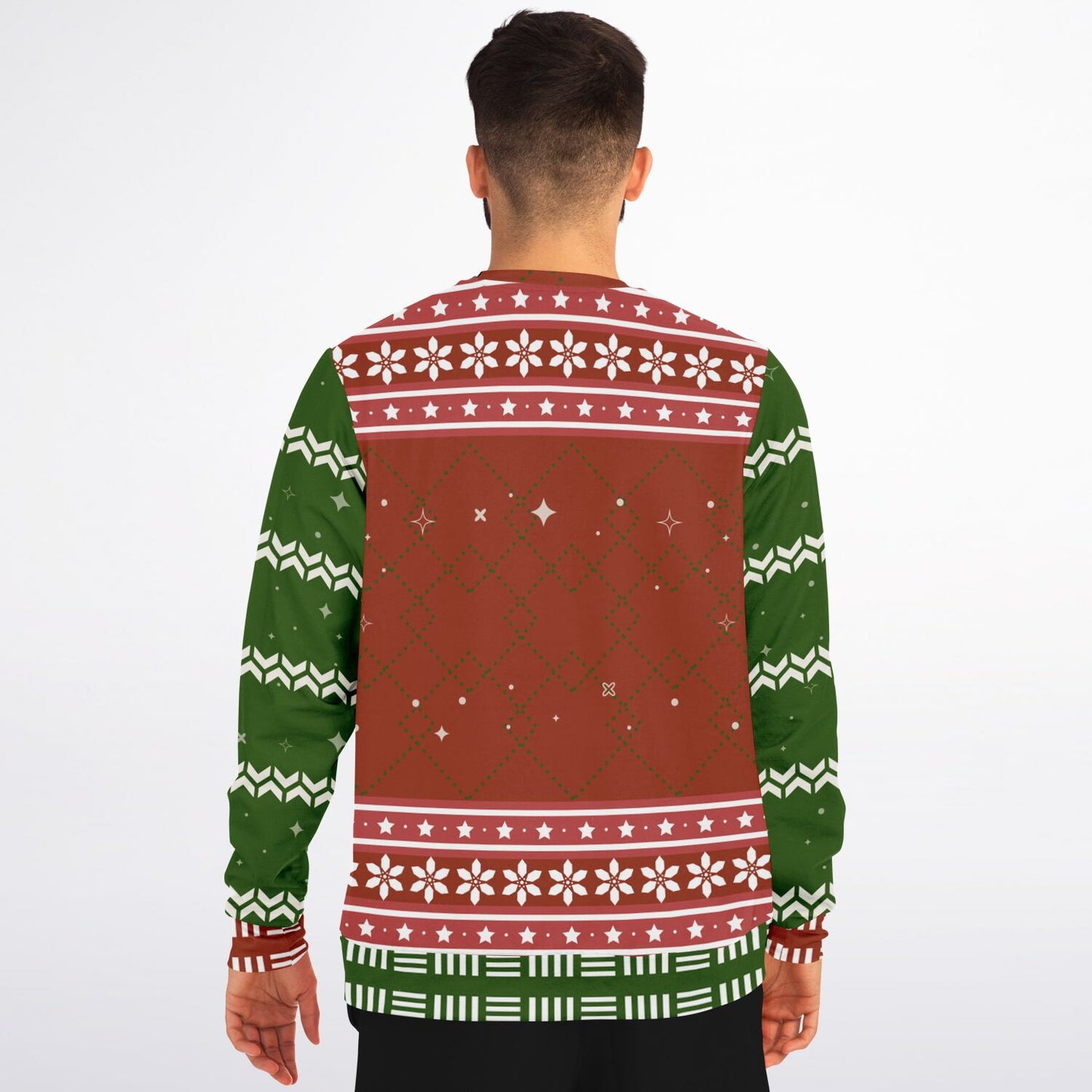 “Stay Merry and Bright” Cool Santa Ugly Christmas Sweatshirt
