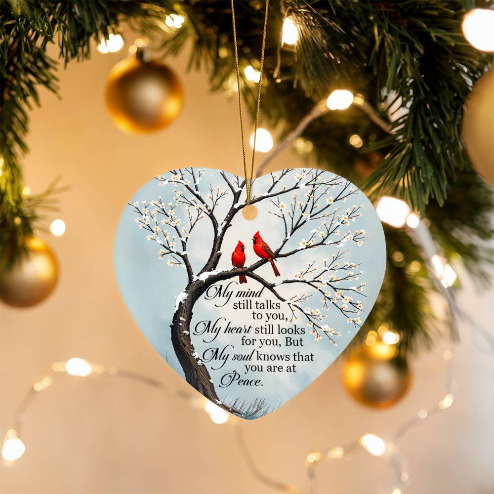 Red Cardinal Memorial Ornament