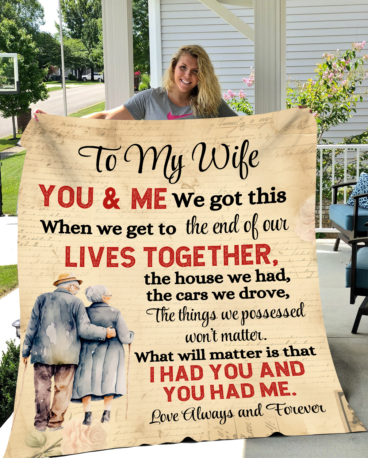 To My Wife | "We Got This" Blanket