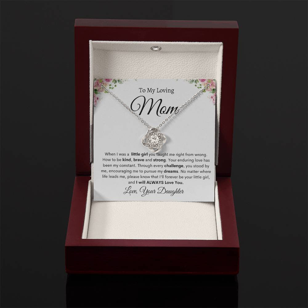 Love Knot Necklace (Yellow & White Gold Variants)