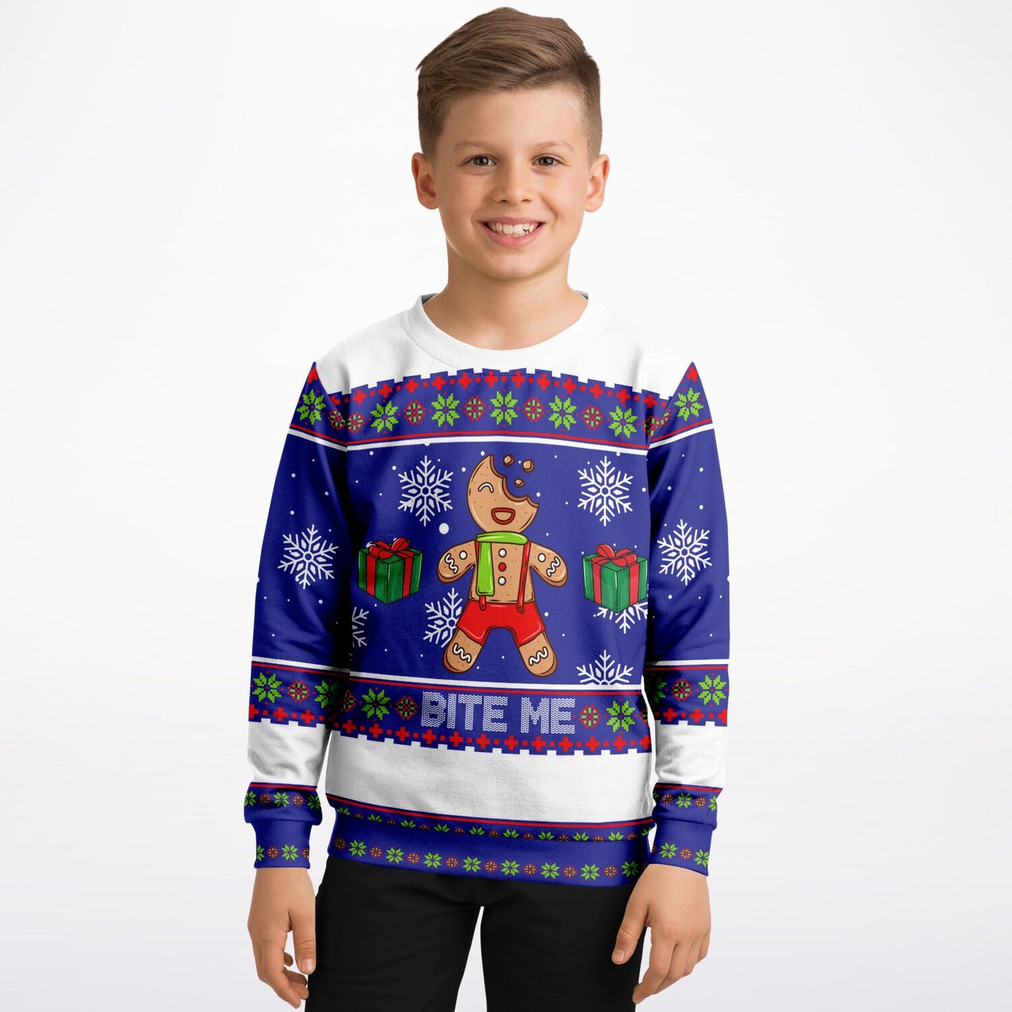 Bite Me Ugly Christmas Sweater
