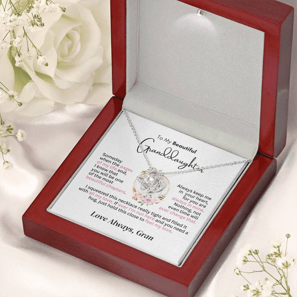 Personalized Granddaughter Necklace | Beautiful Chapter