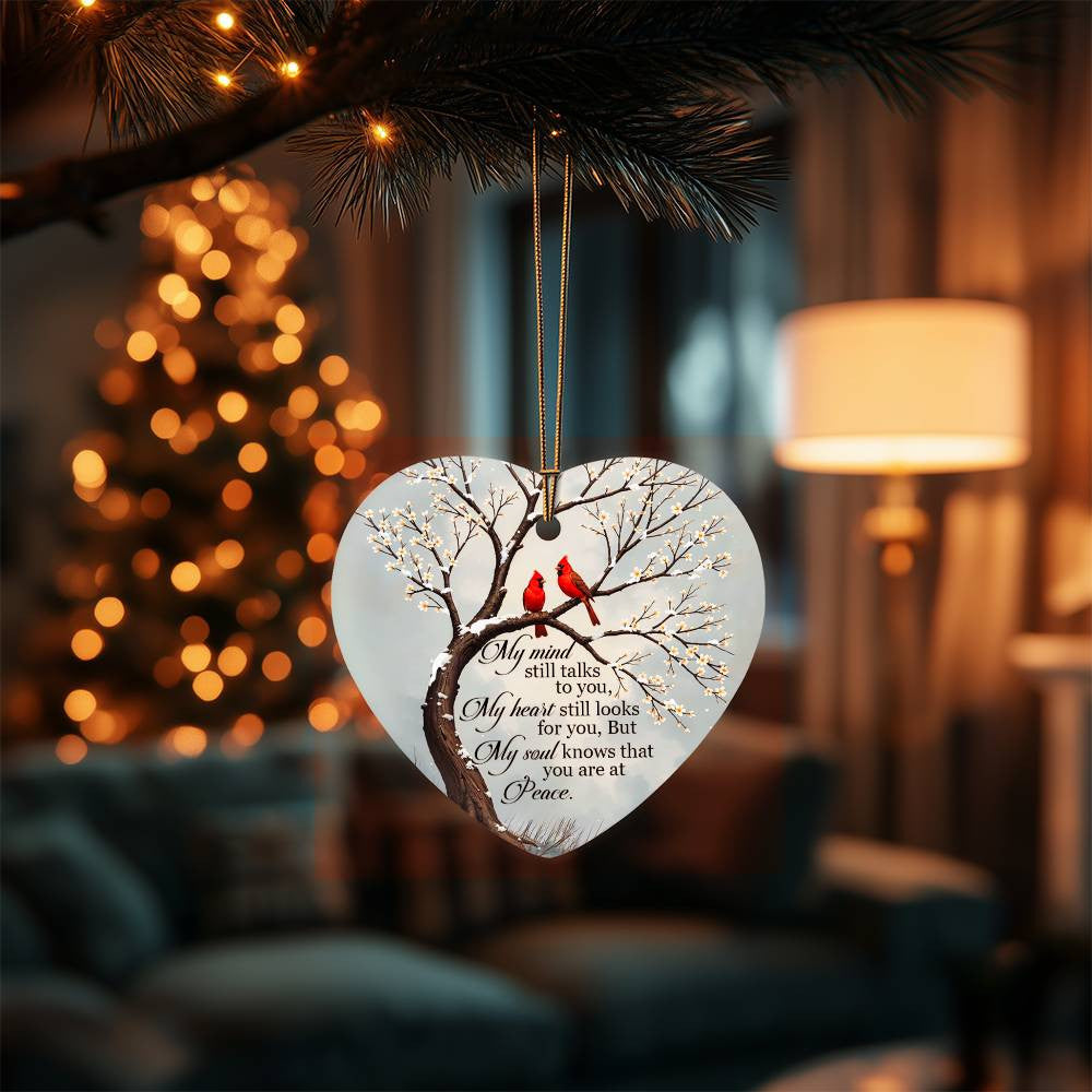 Red Cardinal Memorial Ornament