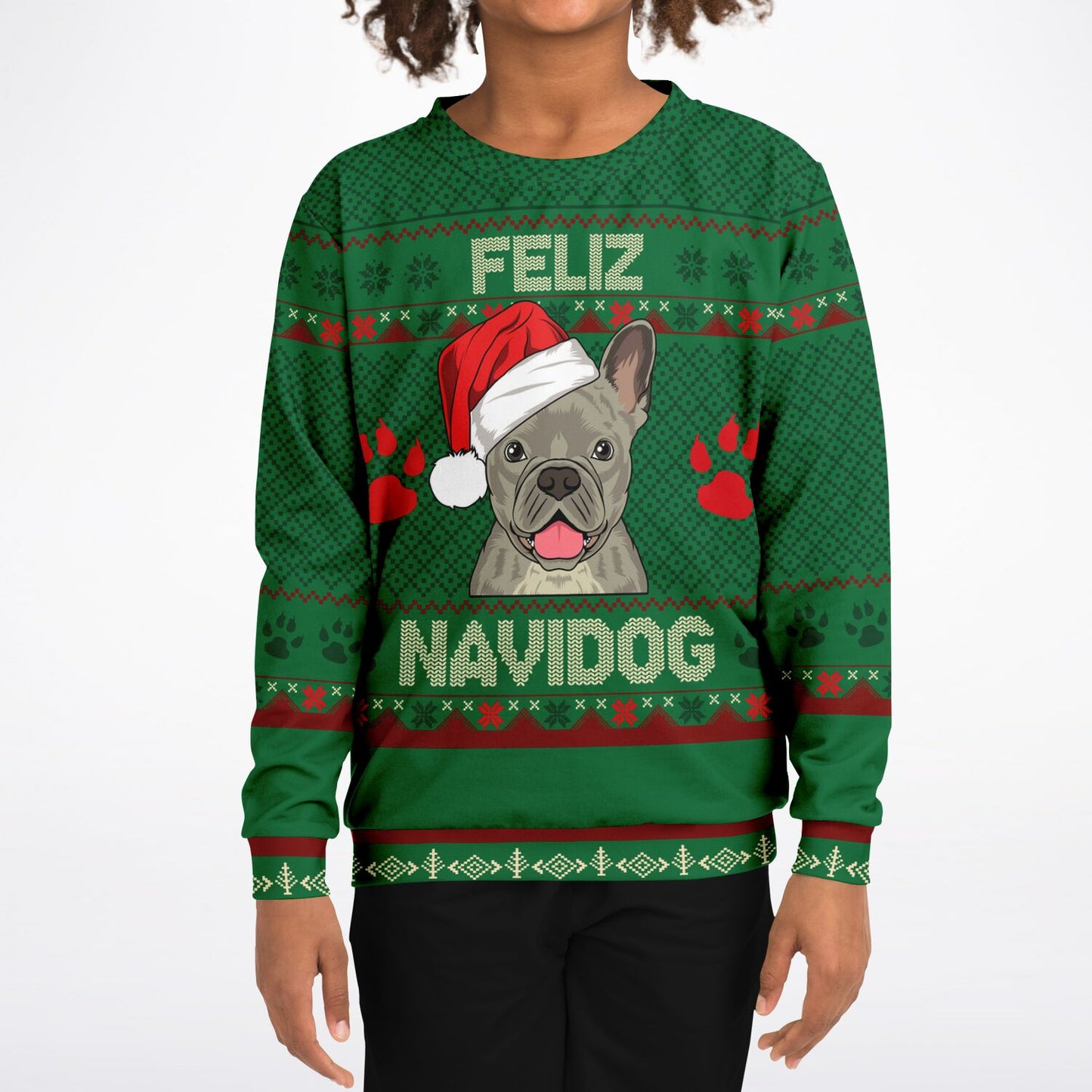 Feliz Navidog - French Bulldog