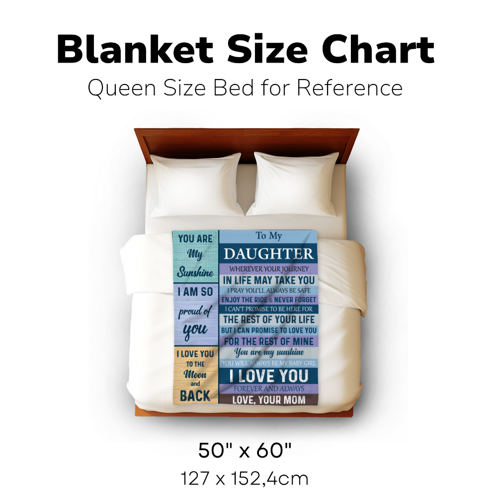 To My Daughter Blanket--From Mom