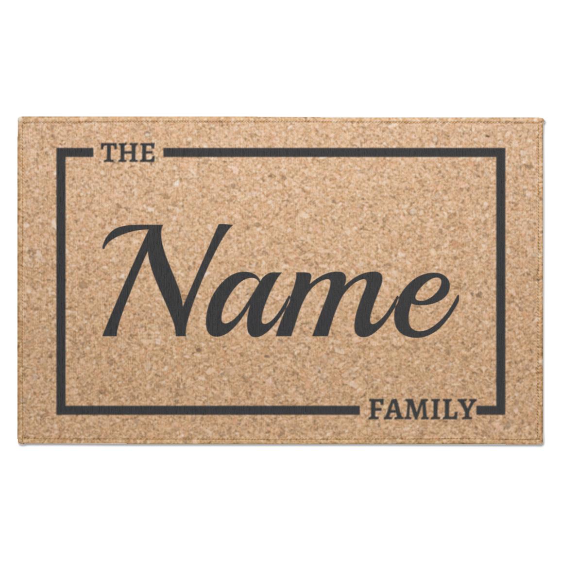 Custom Family Name Doormat