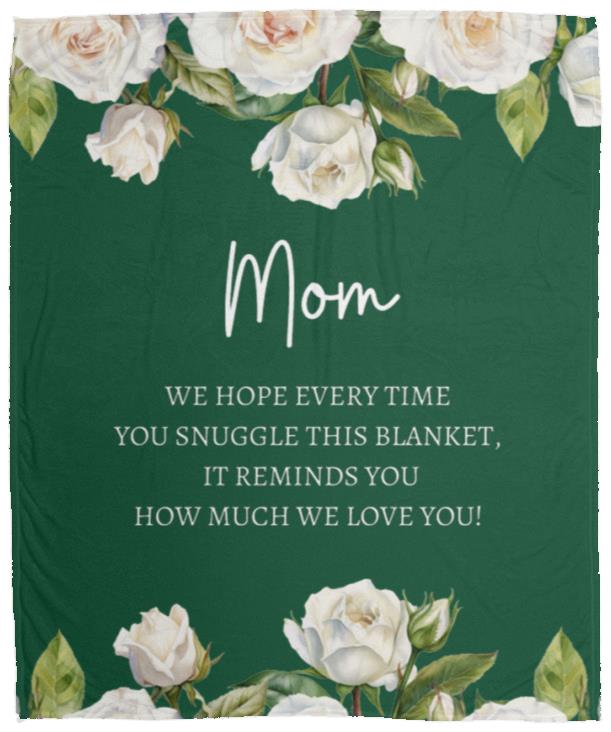 Mom Snuggle | Plush Fleece Blanket - 50x60