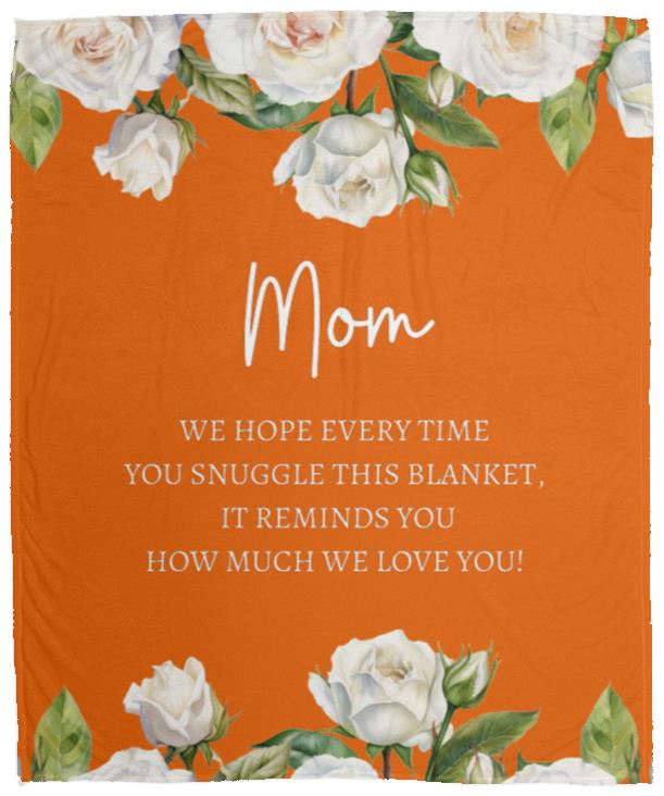 Mom Snuggle | Plush Fleece Blanket - 50x60