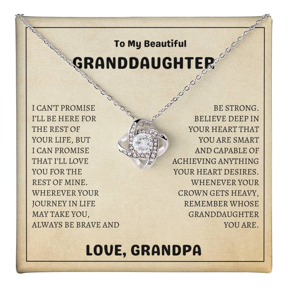 To My Beautiful Granddaughter - Always Be Brave and Be Strong