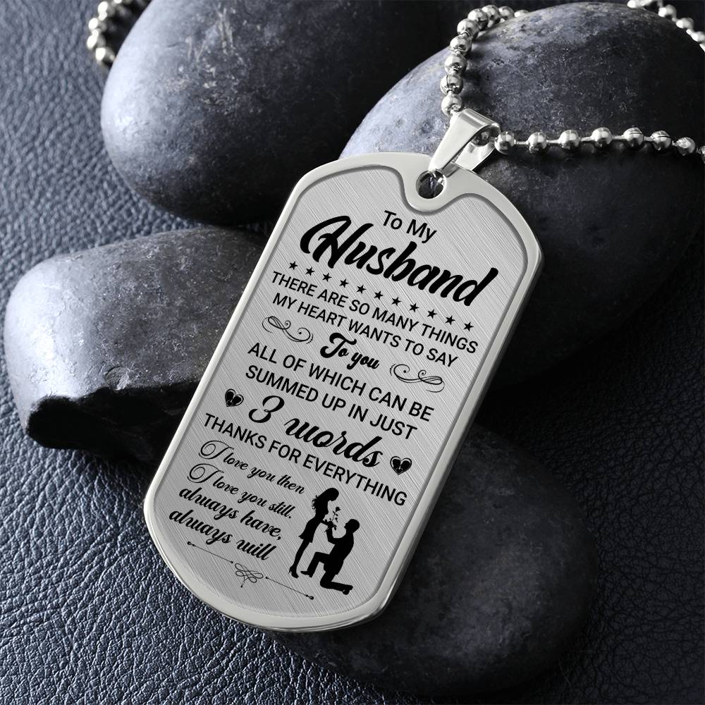 To My Husband | 3 Words