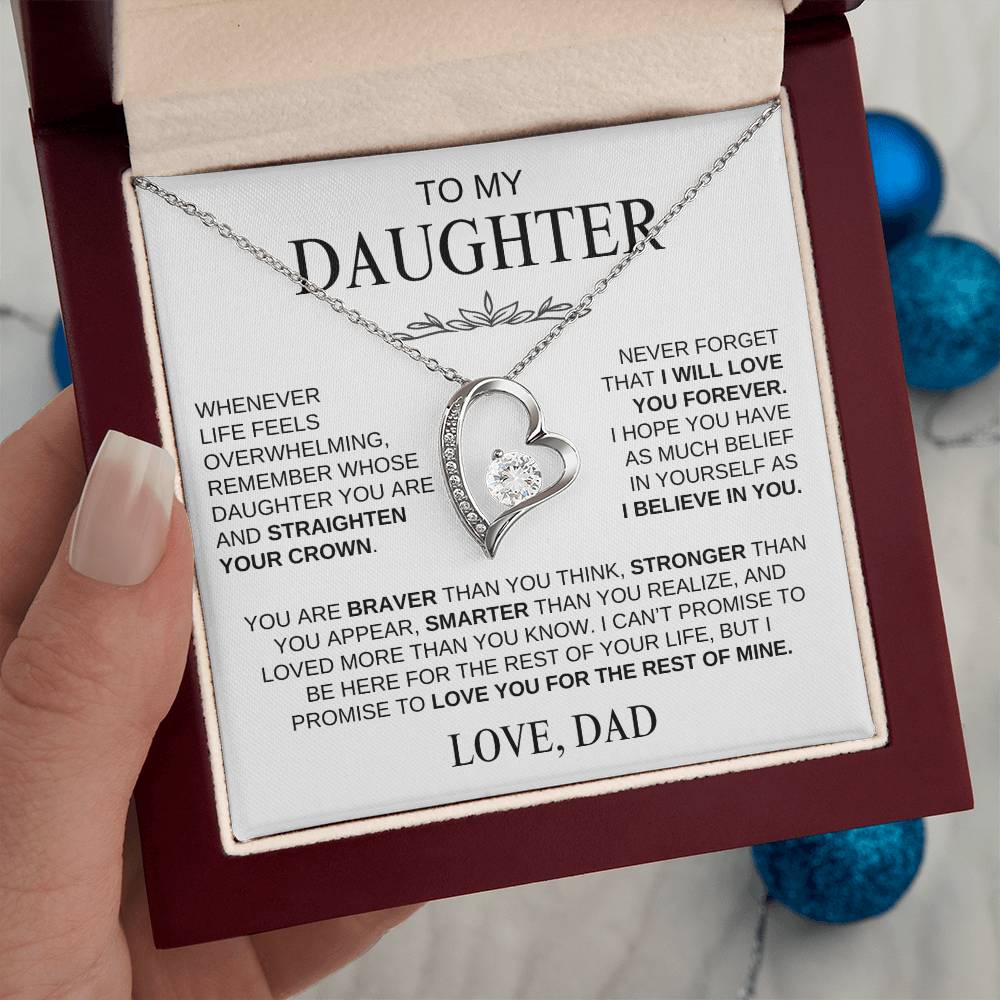 To My Daughter--Never Forget - Love, Dad