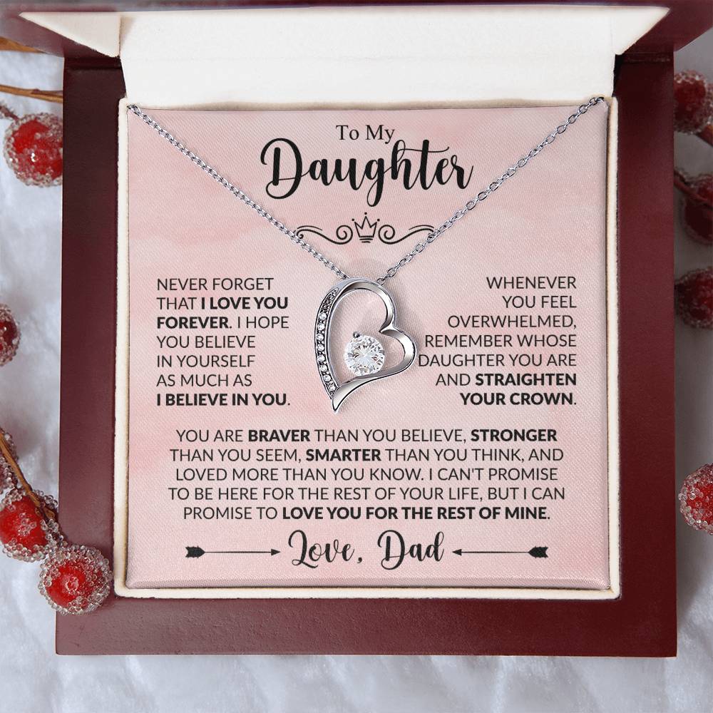 Daugther - Never Forget - Necklace