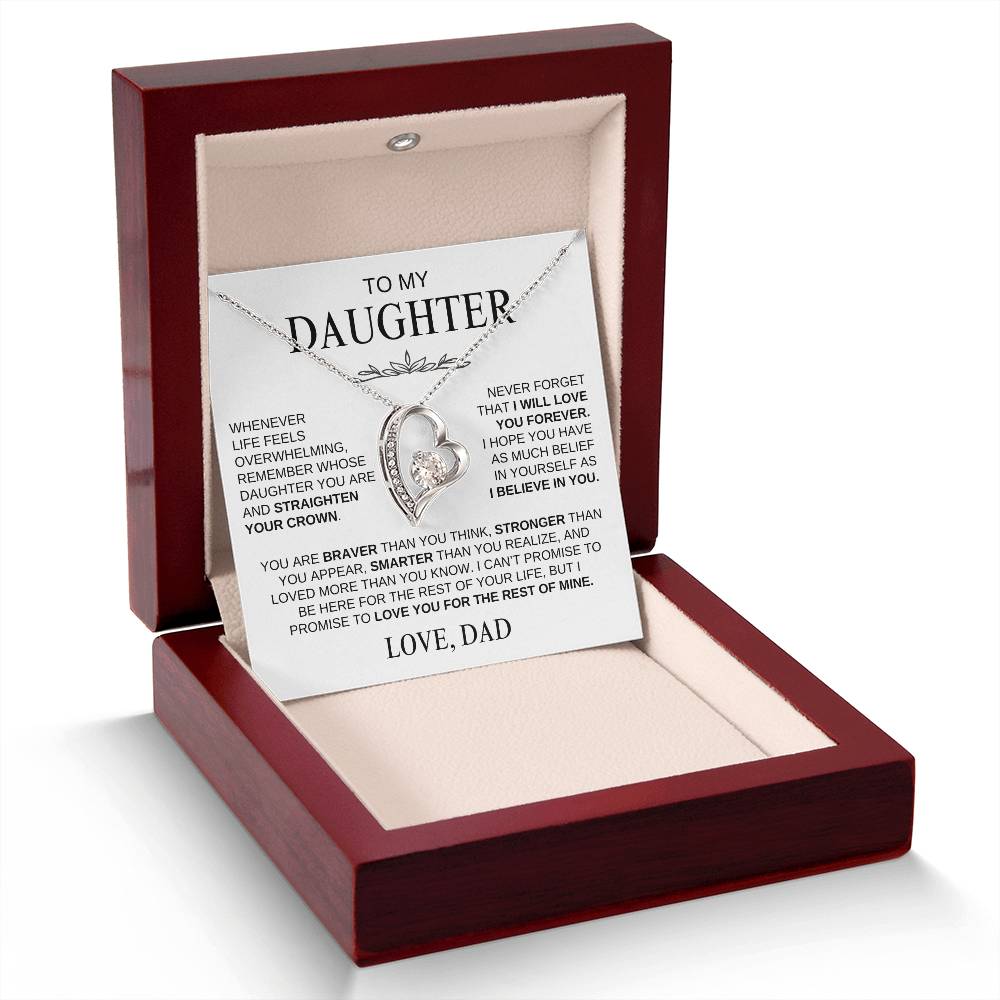 To My Daughter--Never Forget - Love, Dad