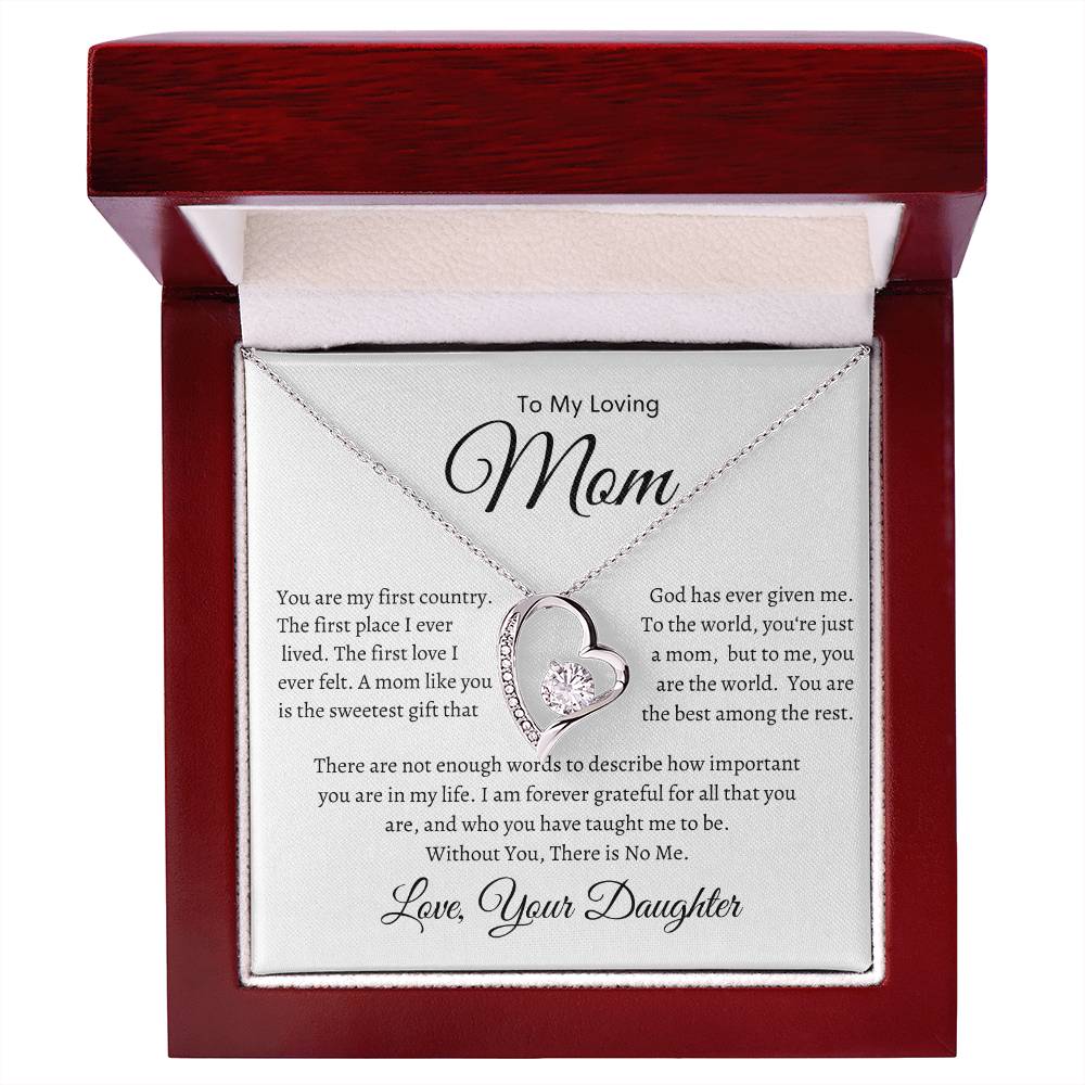 To My Loving Mom Necklace
