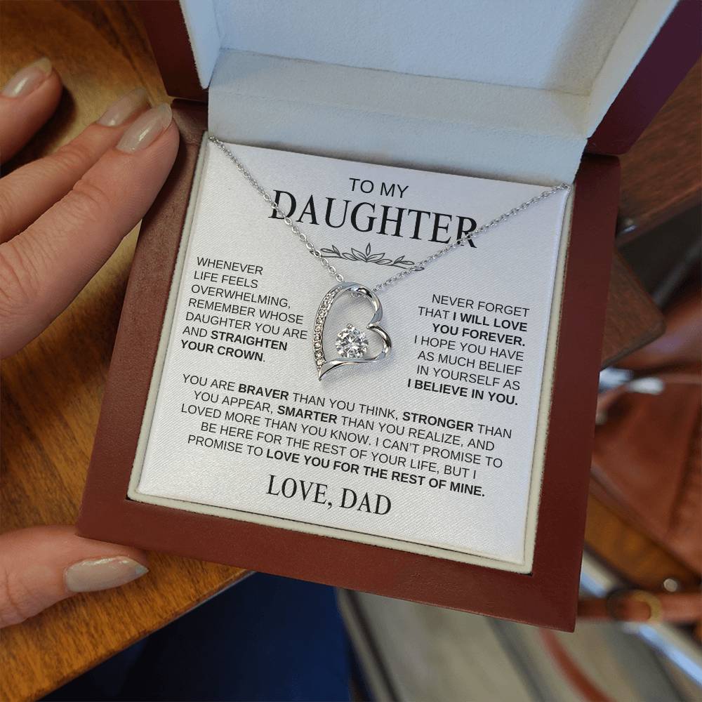 To My Daughter--Never Forget - Love, Dad