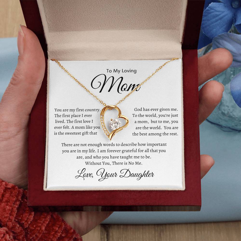 To My Loving Mom Necklace