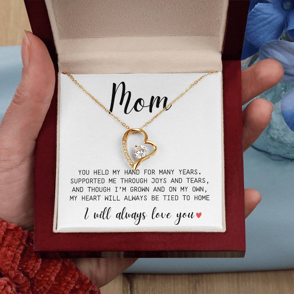 Mom | You Held My Hand | Forever Love Necklace