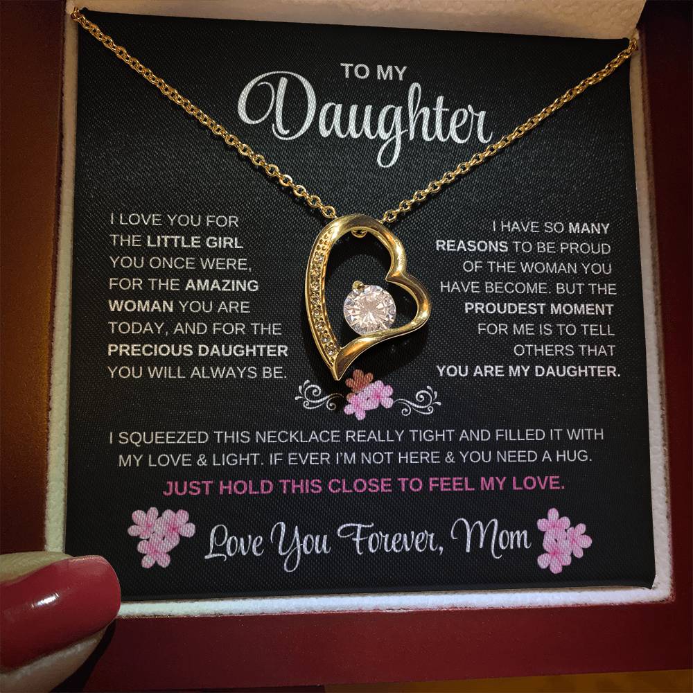 To My Daughter Necklace from Mom | So many reasons