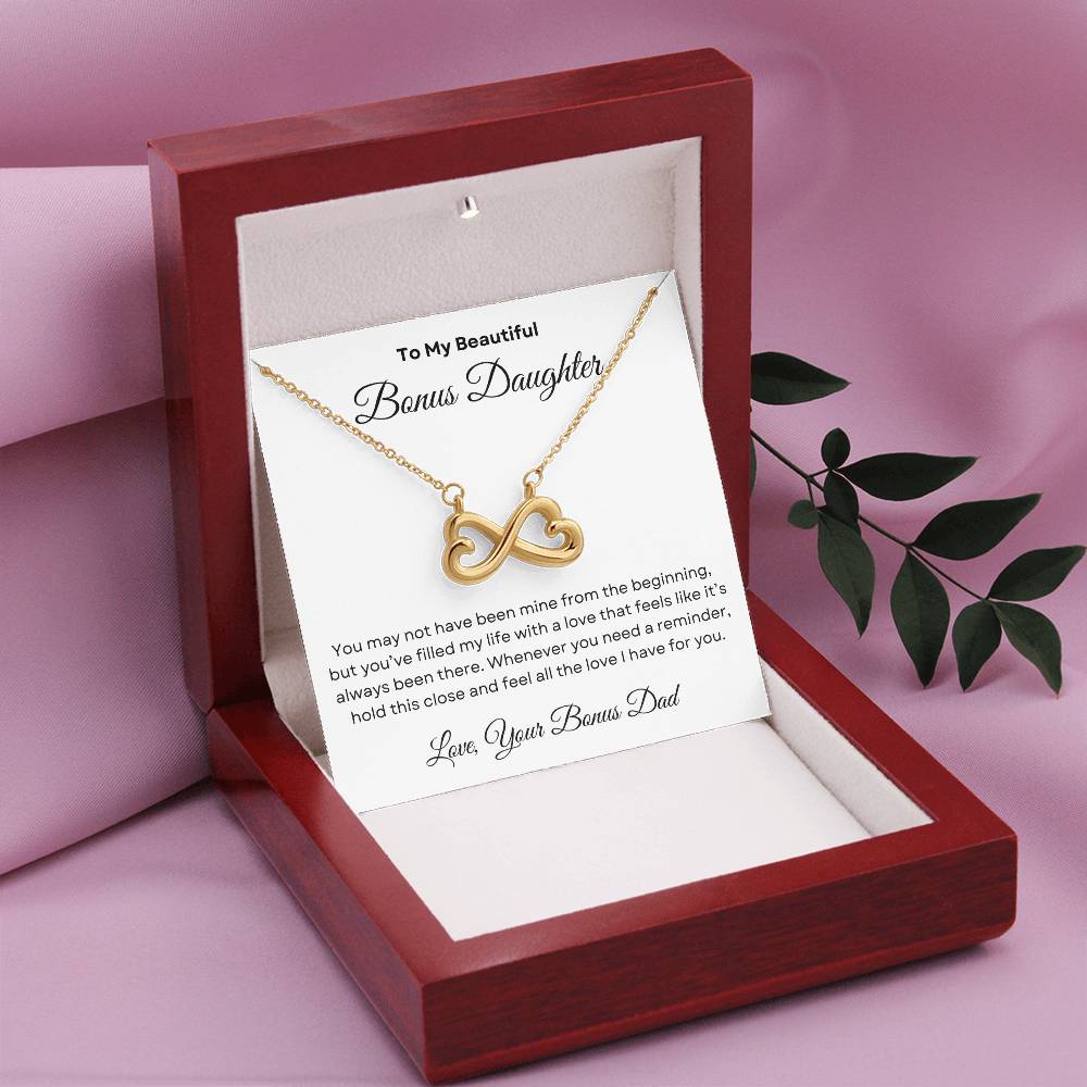 Bonus Daughter - From Bonus Dad | Infinity Necklace