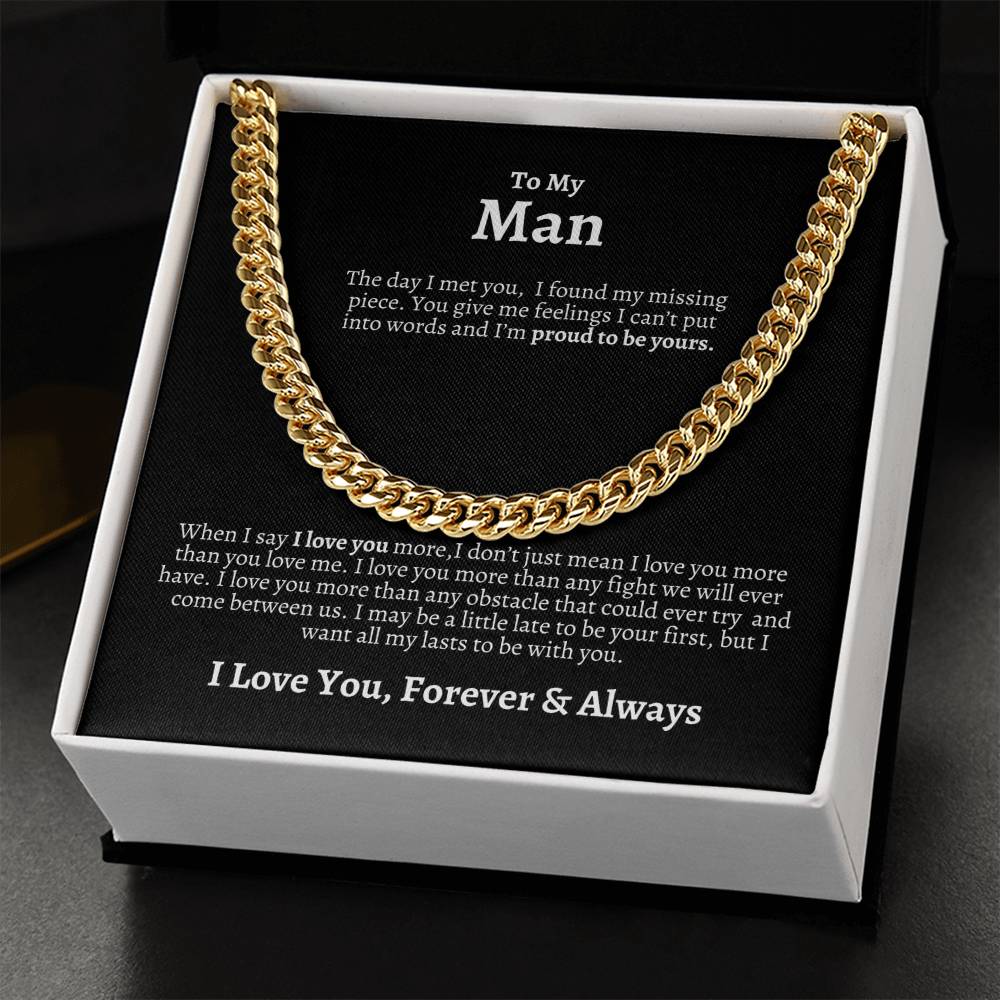 To My Man | Cuban Chain