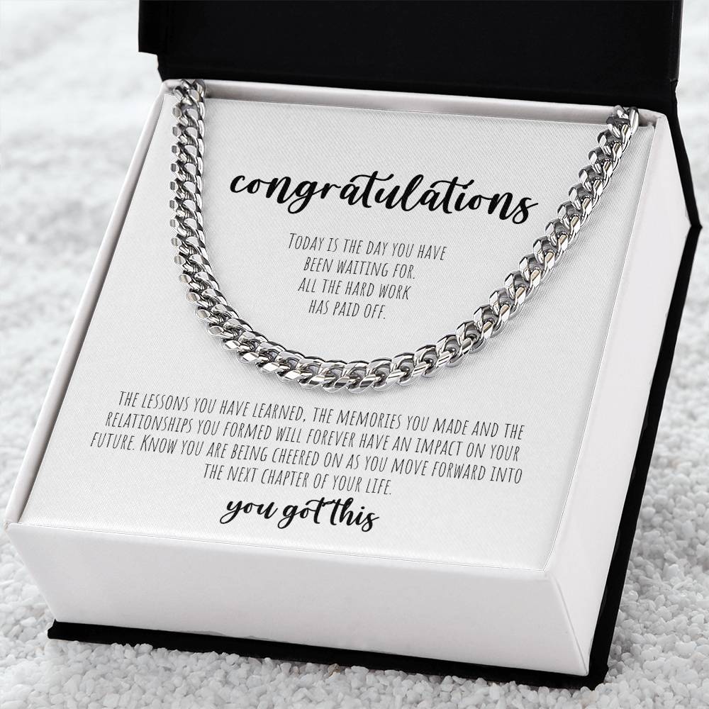 Congratulations | Cuban Link Chain