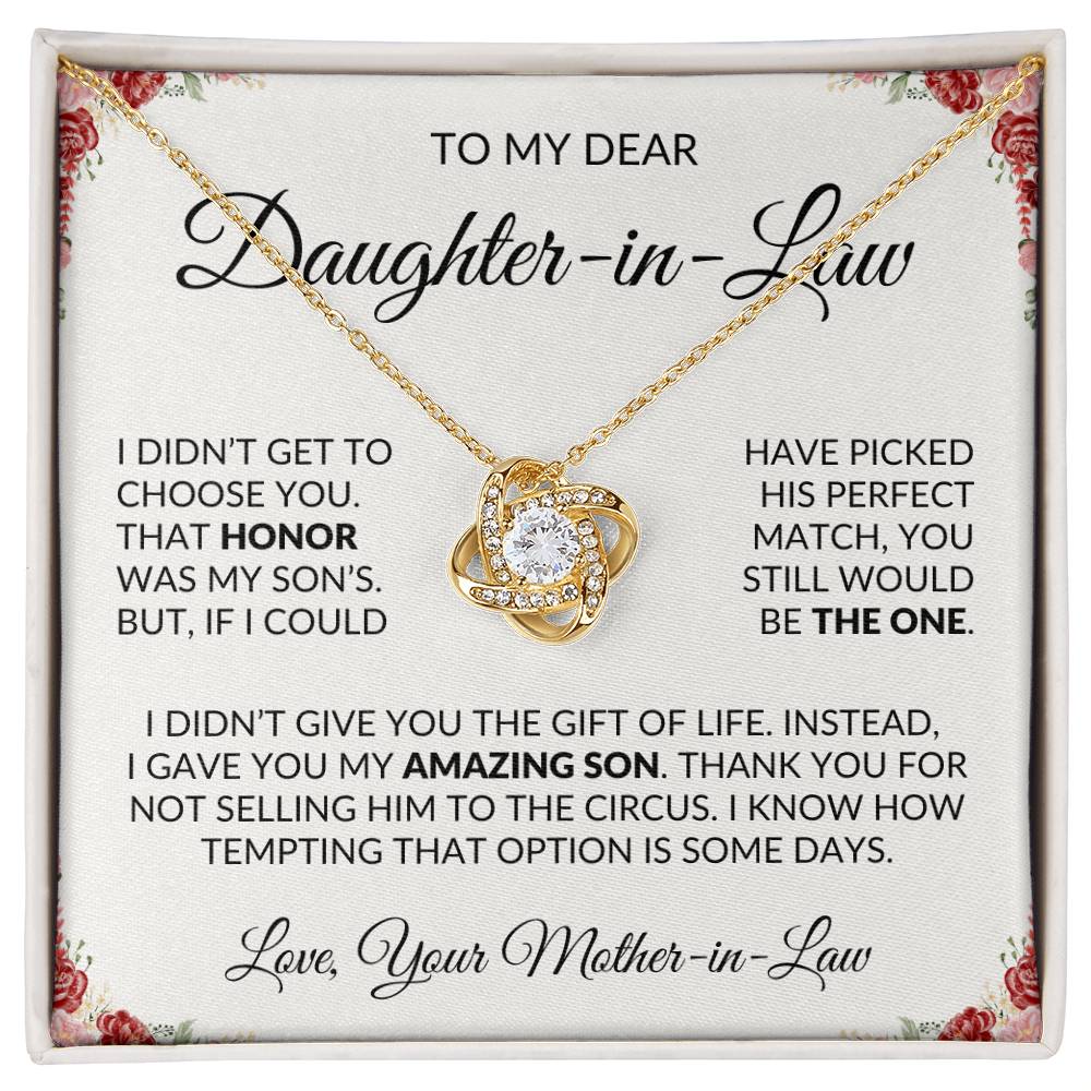 To My Dear Daughter-in-Law Necklace | Perfect 2